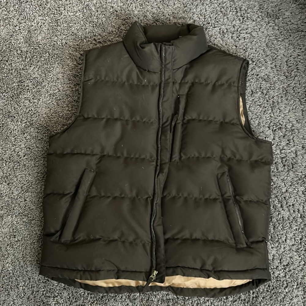 Chocolate Brown puffer Vest